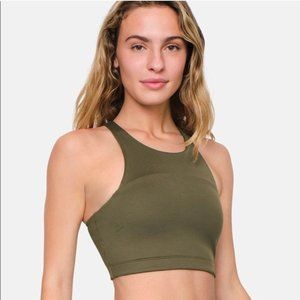 Outdoor Voices Move Free TechSweat Crop in Vine